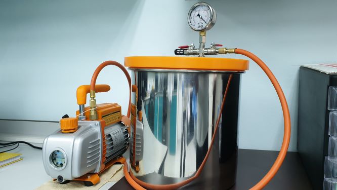 Degas Vacuum System